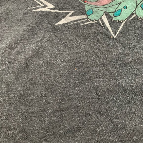 2010s Pokemon Gen 1 Starters DIstressed Graphic Soft Heathered Graphic T… - Picture 8 of 12